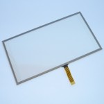 Сенсорное стекло 5 - 5,5 дюймов - T119028A01 для GPS навигатора и автомагнитолы #96 - тачскрин - touch screen размером 133х72мм
