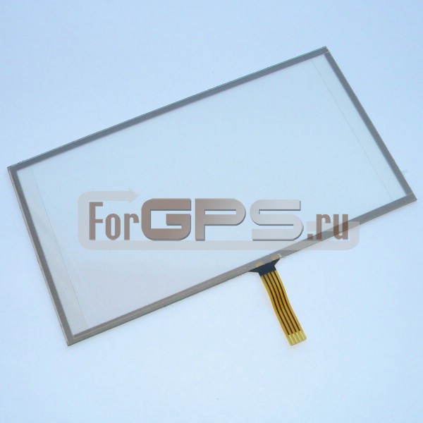 Сенсорное стекло 5 - 5,5 дюймов - T119028A01 для GPS навигатора и автомагнитолы #96 - тачскрин - touch screen размером 133х72мм